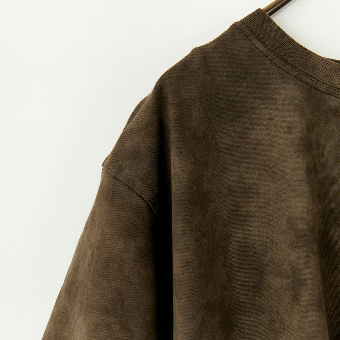 WALANCE [ワランス] オーガニックコットンジャージー アシンメトリーTシャツ [3251-118] 18 S.BLACK