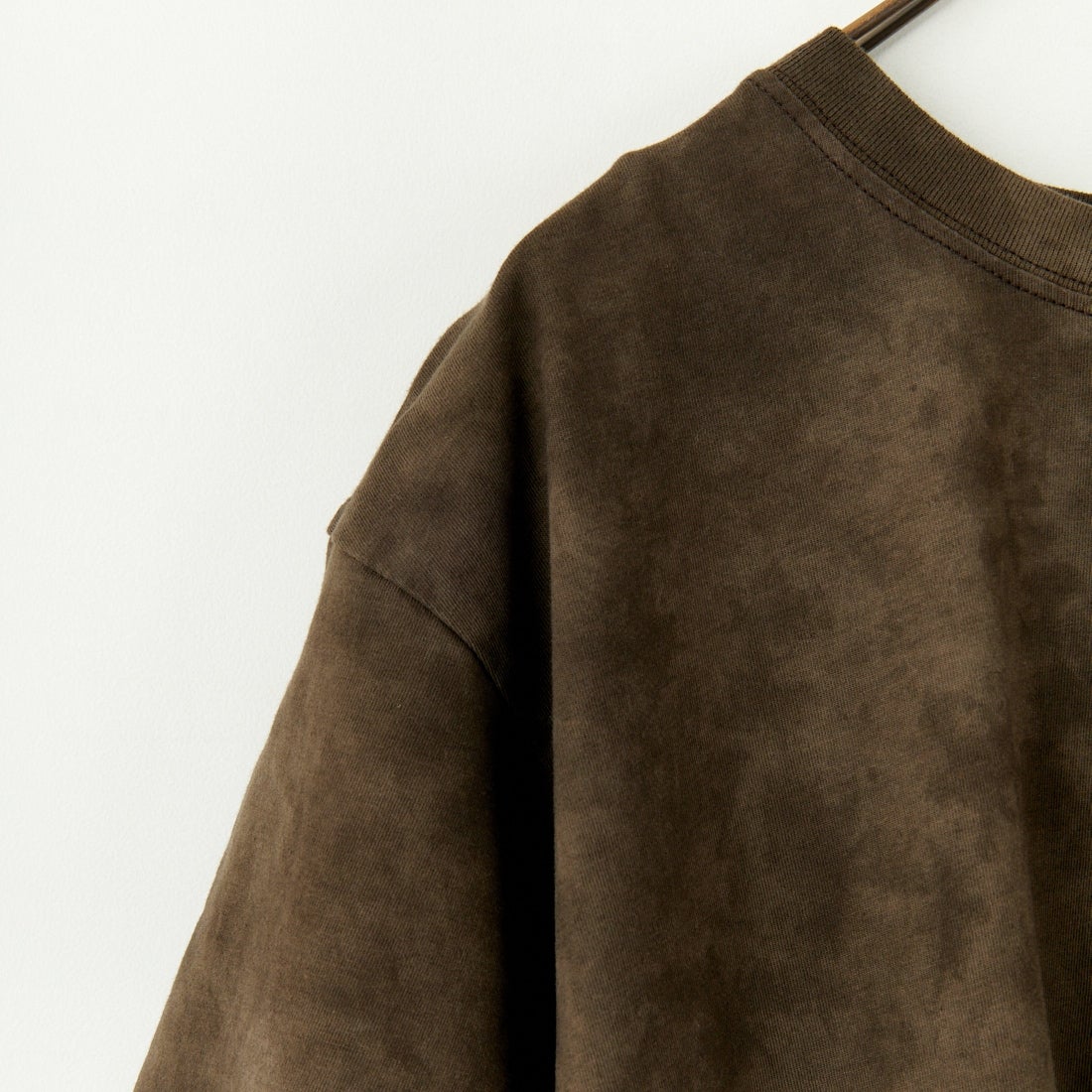 WALANCE [ワランス] オーガニックコットンジャージー アシンメトリーTシャツ [3251-118] 18 S.BLACK