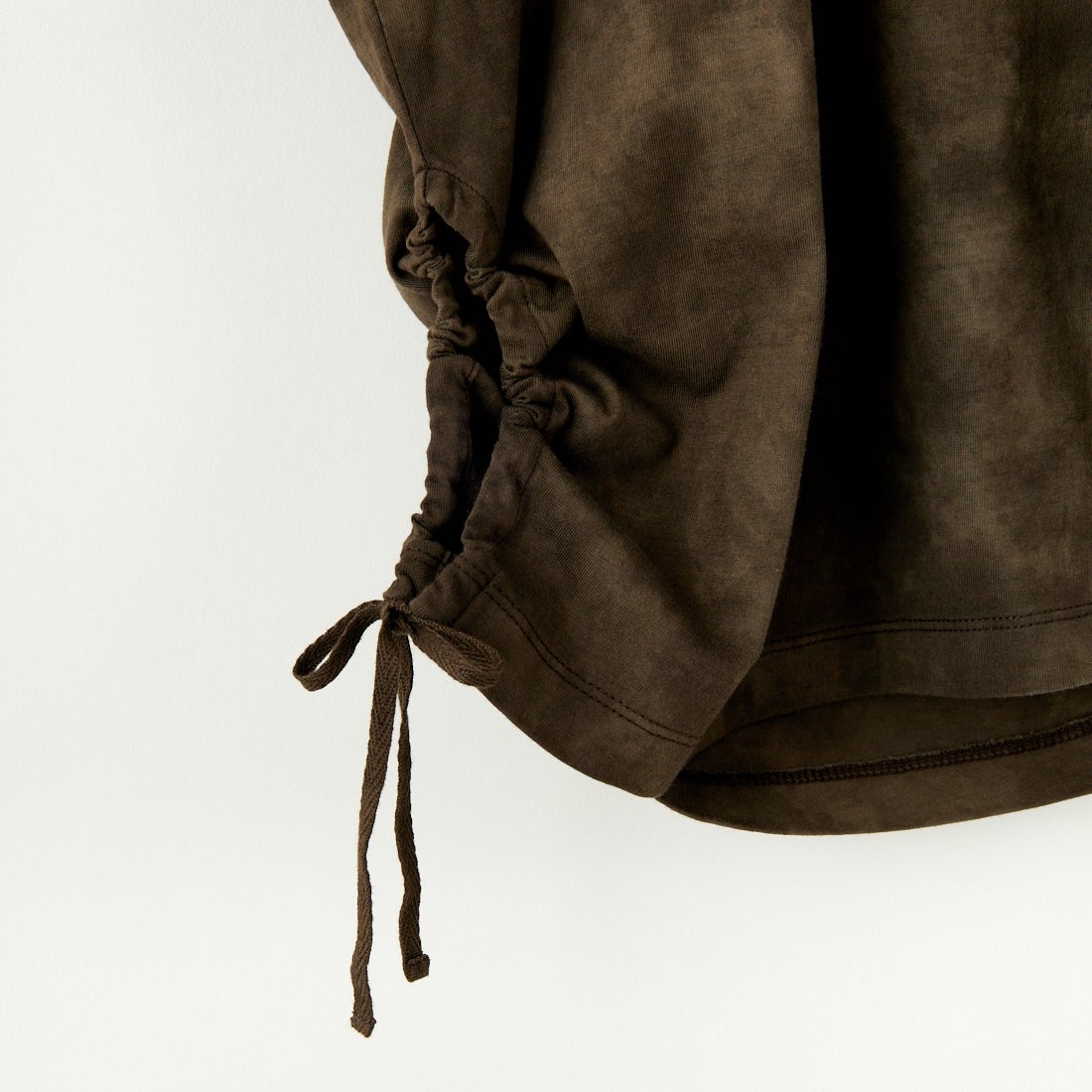 WALANCE [ワランス] オーガニックコットンジャージー アシンメトリーTシャツ [3251-118] 18 S.BLACK