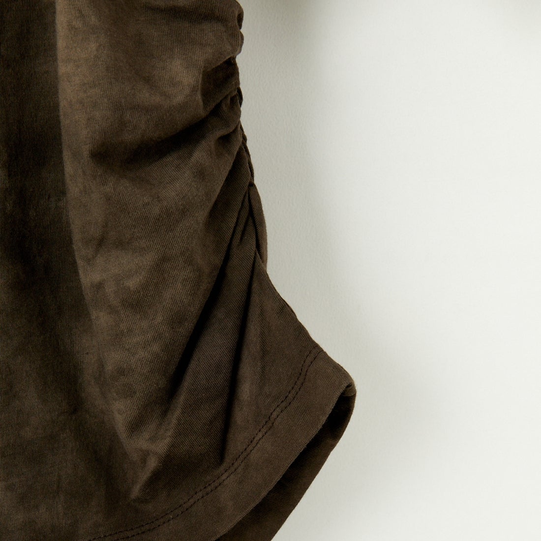 WALANCE [ワランス] オーガニックコットンジャージー アシンメトリーTシャツ [3251-118] 18 S.BLACK