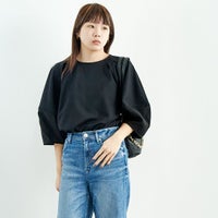 BLACK&&モデル身長：167cm 着用サイズ：F&&