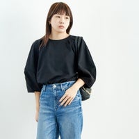 BLACK&&モデル身長：167cm 着用サイズ：F&&