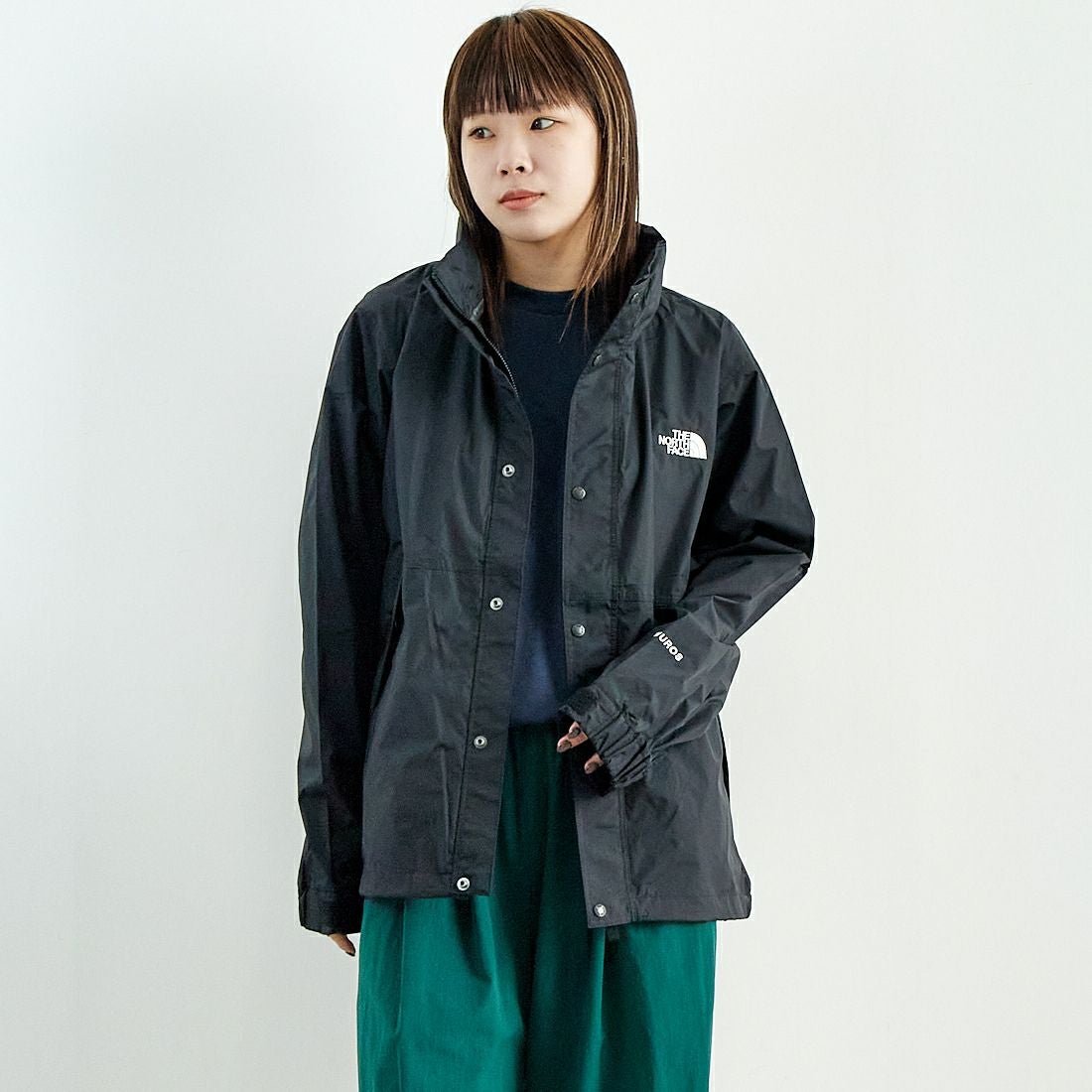 THE NORTH FACE [ザ ノースフェイス] トレニアンジャケット [NP12552] K &&モデル身長：167cm 着用サイズ：S&&