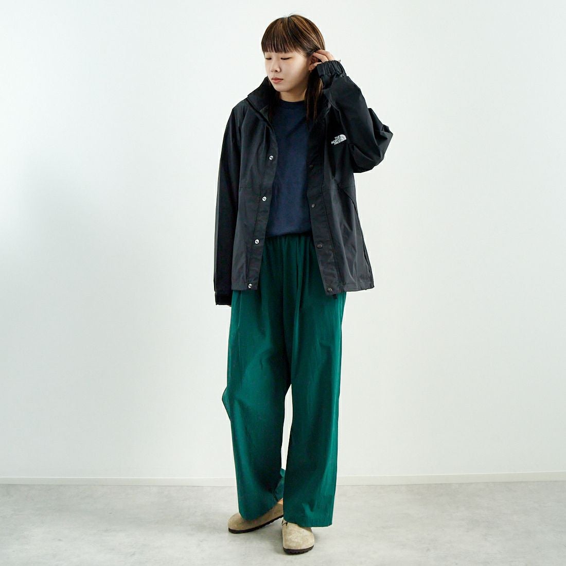 THE NORTH FACE [ザ ノースフェイス] トレニアンジャケット [NP12552] K &&モデル身長：167cm 着用サイズ：S&&