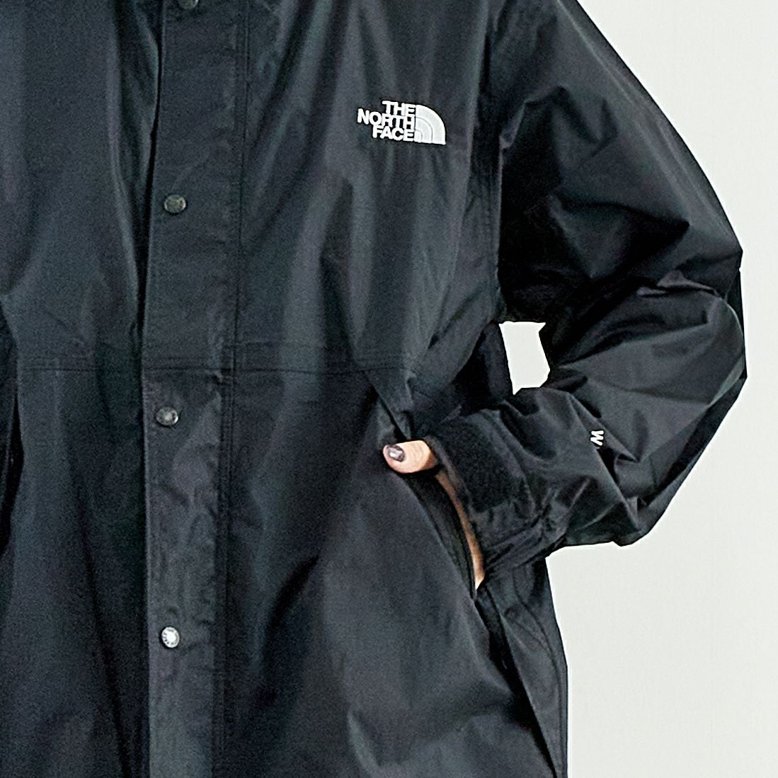 THE NORTH FACE [ザ ノースフェイス] トレニアンジャケット [NP12552] K &&モデル身長：167cm 着用サイズ：S&&