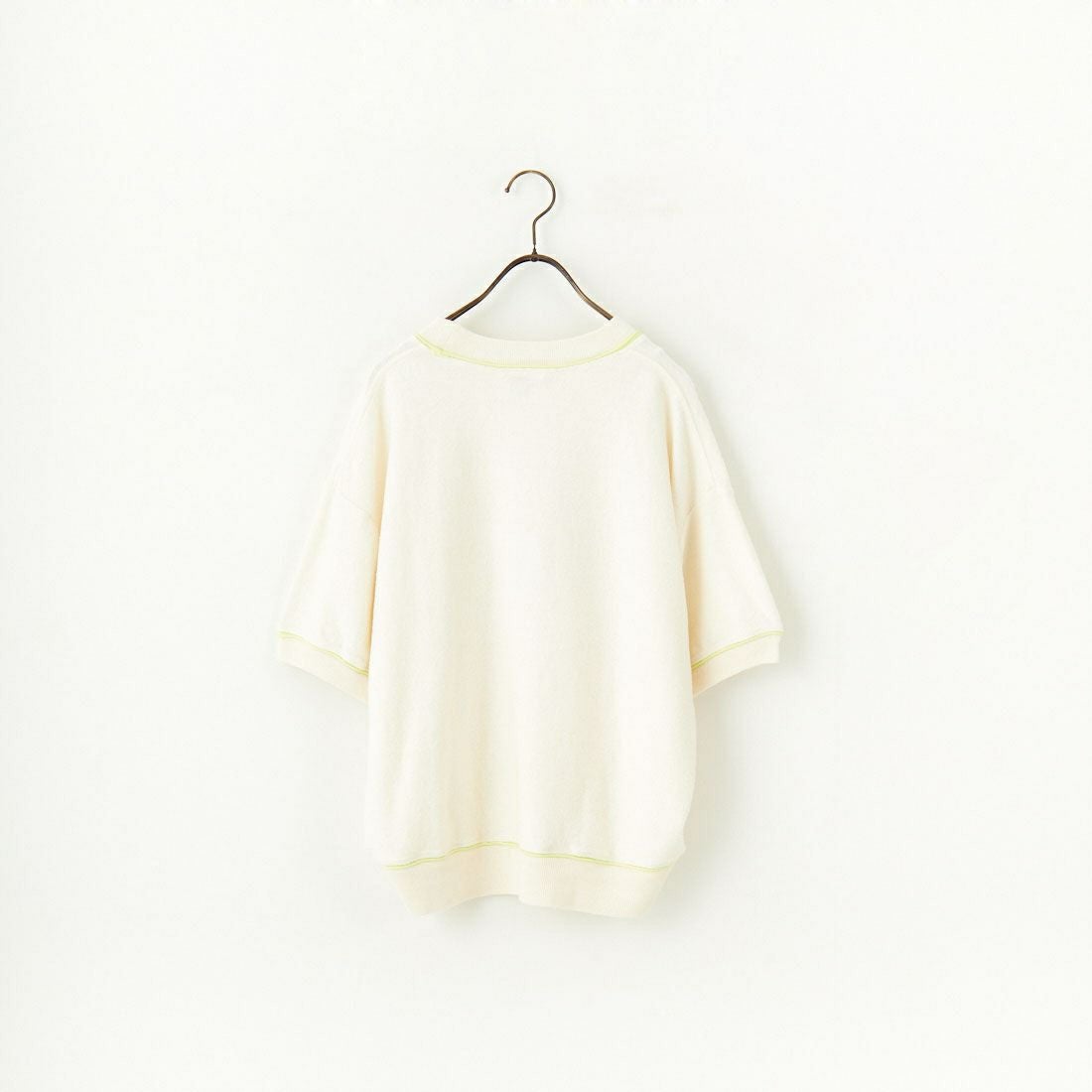UNFIL [アンフィル] コットンリネンパイルジャージー ニットスウェットシャツ [WVSP-UW127] IVORY