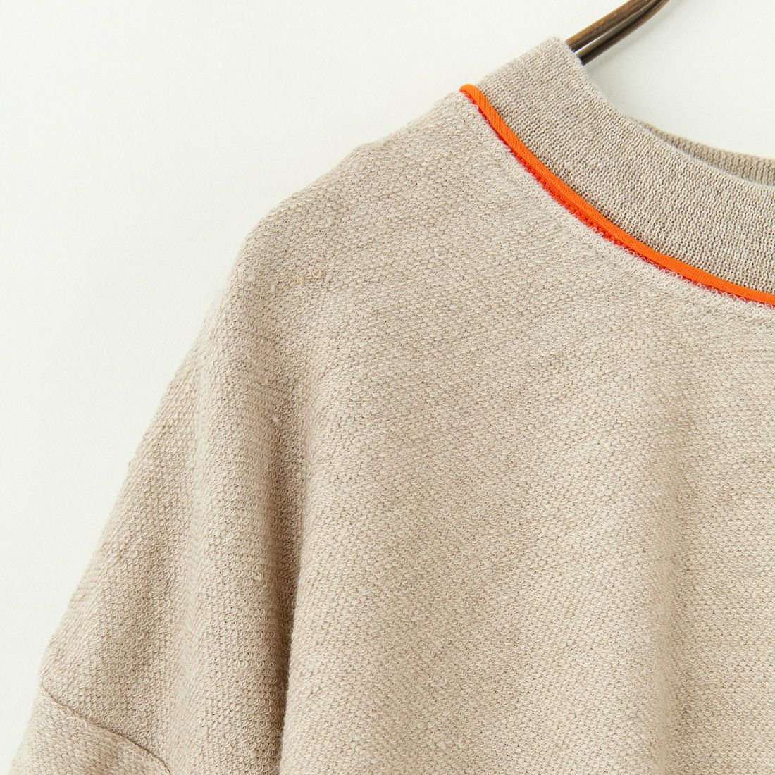 UNFIL [アンフィル] コットンリネンパイルジャージー ニットスウェットシャツ [WVSP-UW127] NATURAL