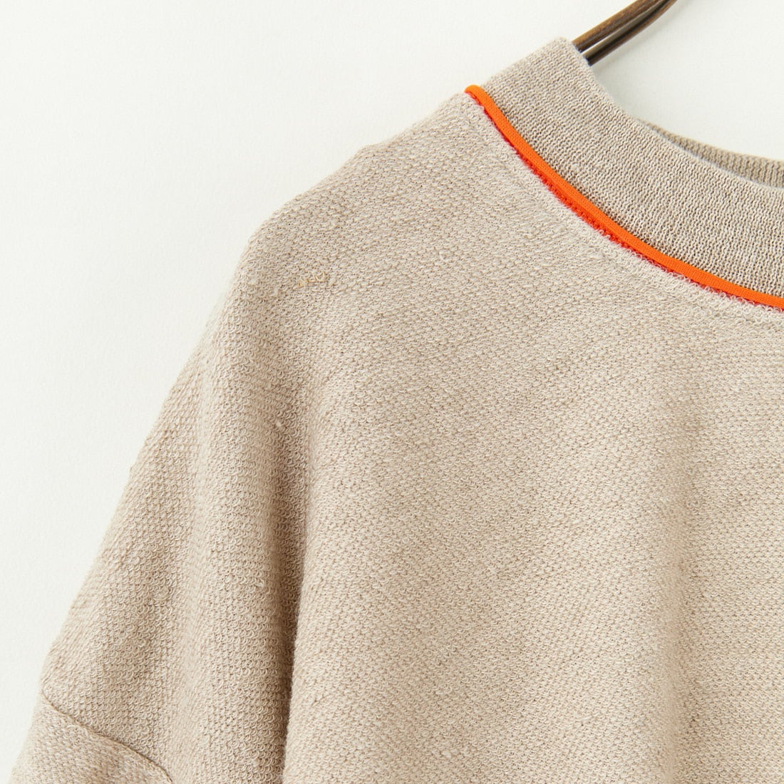 UNFIL [アンフィル] コットンリネンパイルジャージー ニットスウェットシャツ [WVSP-UW127] NATURAL