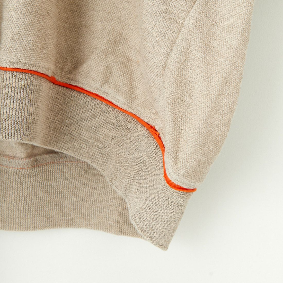 UNFIL [アンフィル] コットンリネンパイルジャージー ニットスウェットシャツ [WVSP-UW127] NATURAL