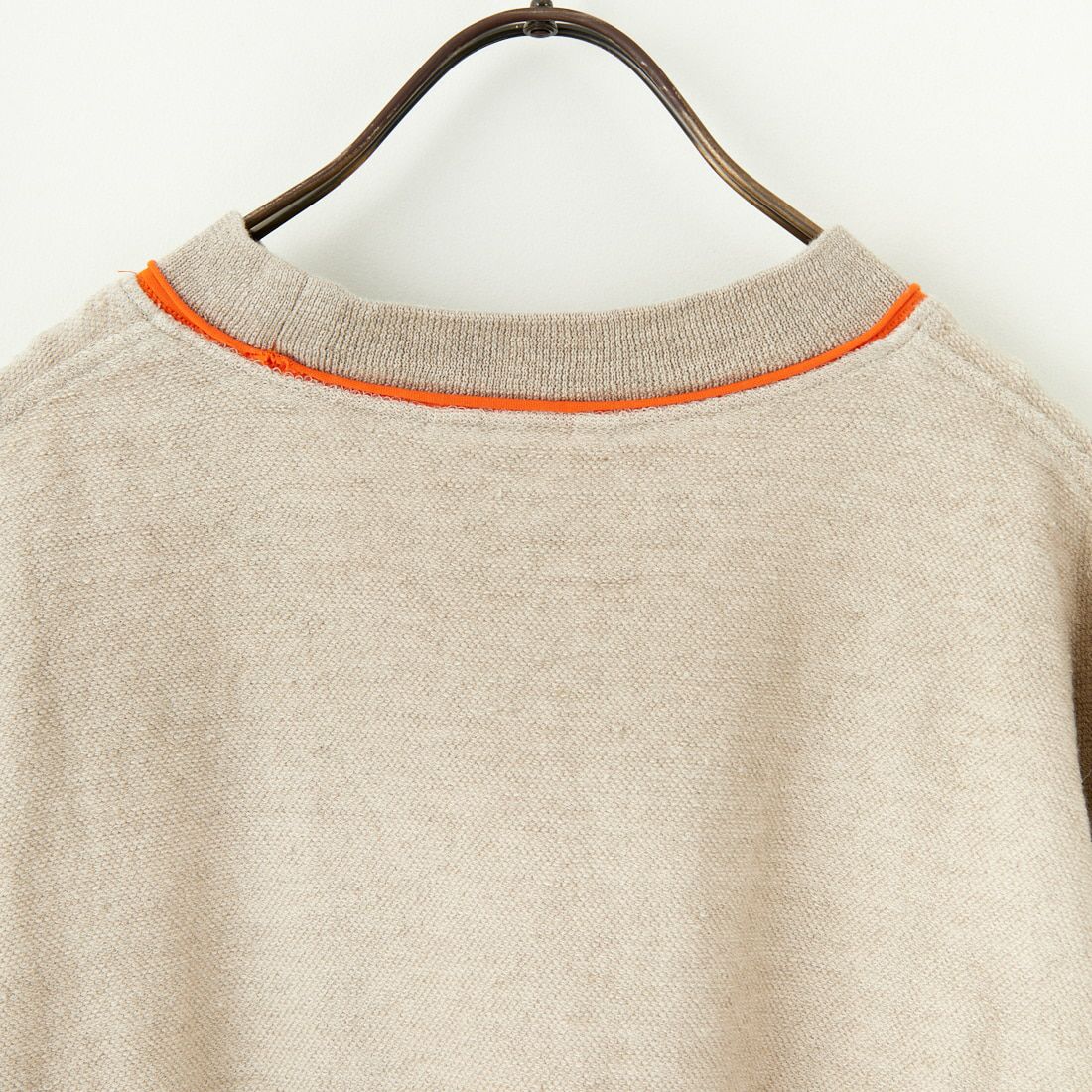 UNFIL [アンフィル] コットンリネンパイルジャージー ニットスウェットシャツ [WVSP-UW127] NATURAL