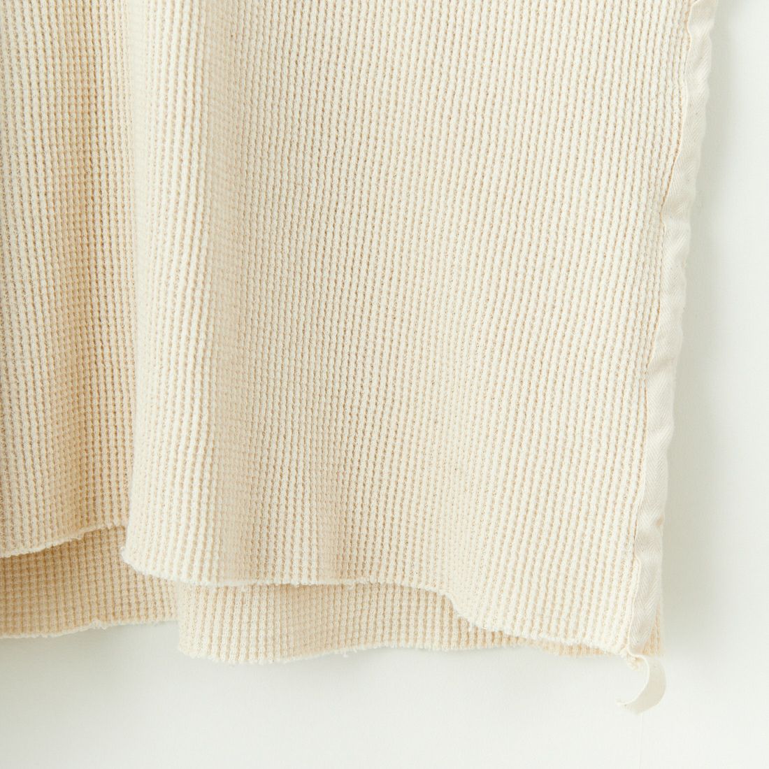 Name. [ネーム] ワッフルテープド ルーズスリーブTシャツ [NMCU-028] NATURAL