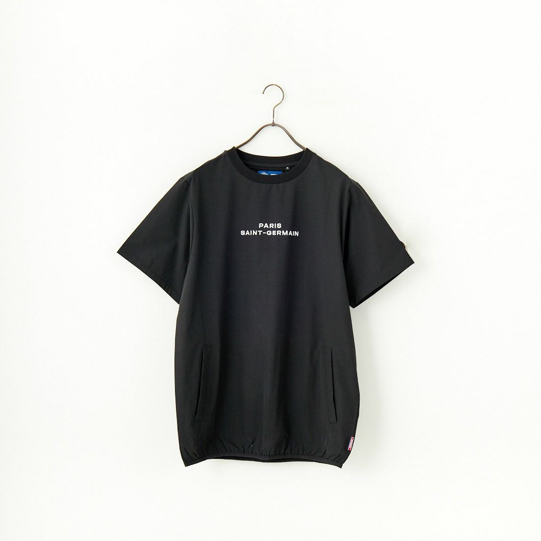 PARIS SAINT-GERMAN [パリ・サンジェルマン] ストレッチウーブン ショートスリーブTシャツ [PS2125SS0002] BLACK