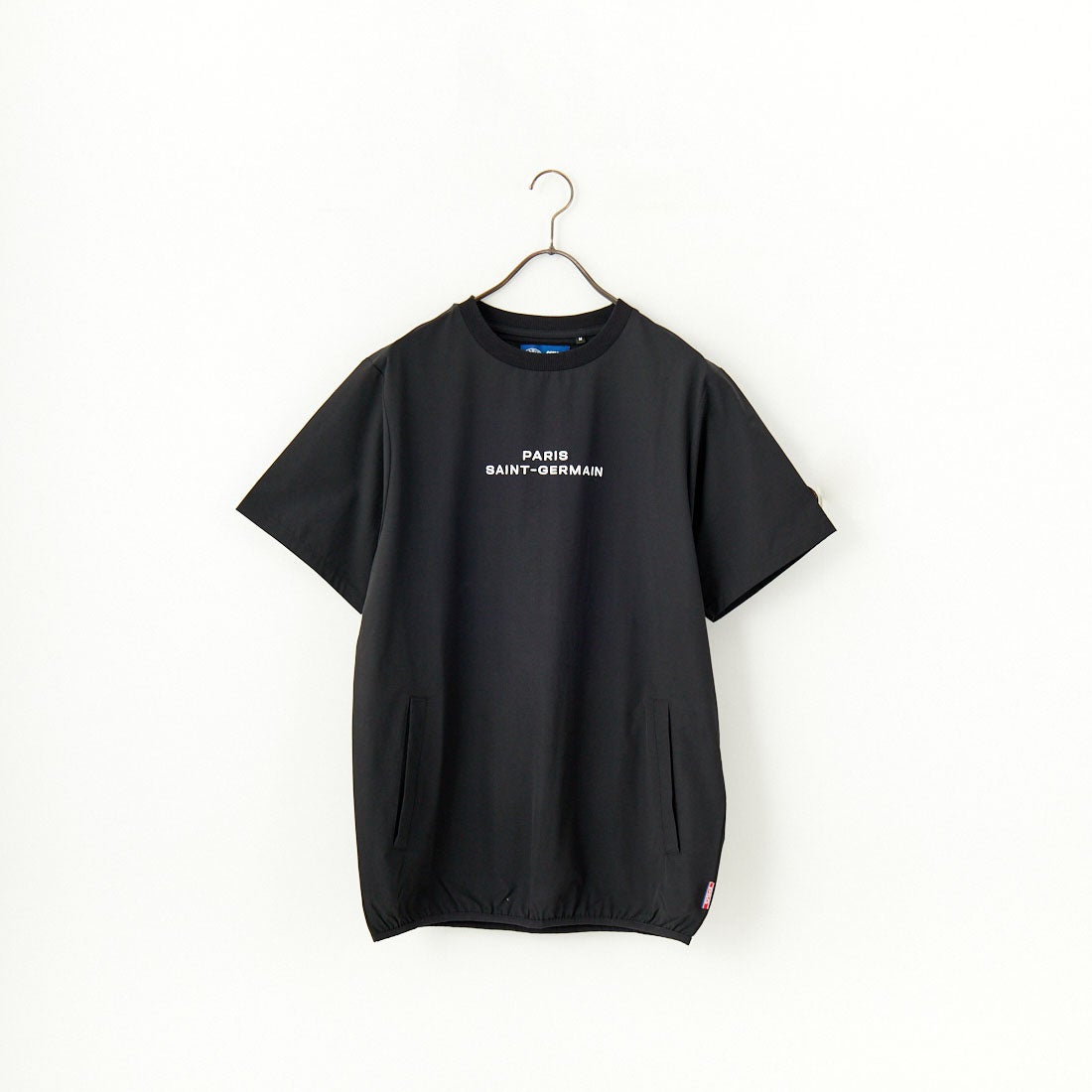 PARIS SAINT-GERMAN [パリ・サンジェルマン] ストレッチウーブン ショートスリーブTシャツ [PS2125SS0002] BLACK
