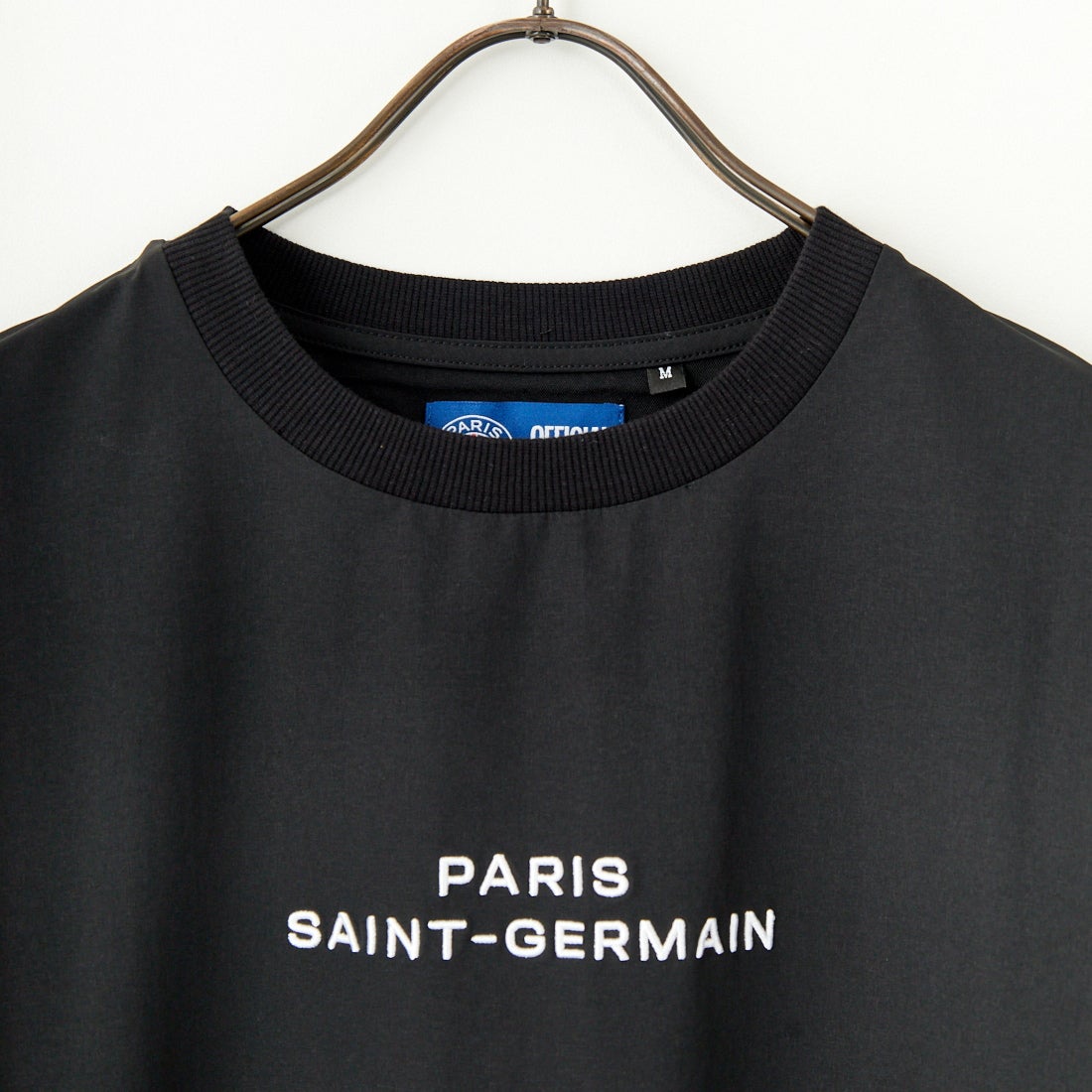 PARIS SAINT-GERMAN [パリ・サンジェルマン] ストレッチウーブン ショートスリーブTシャツ [PS2125SS0002] BLACK