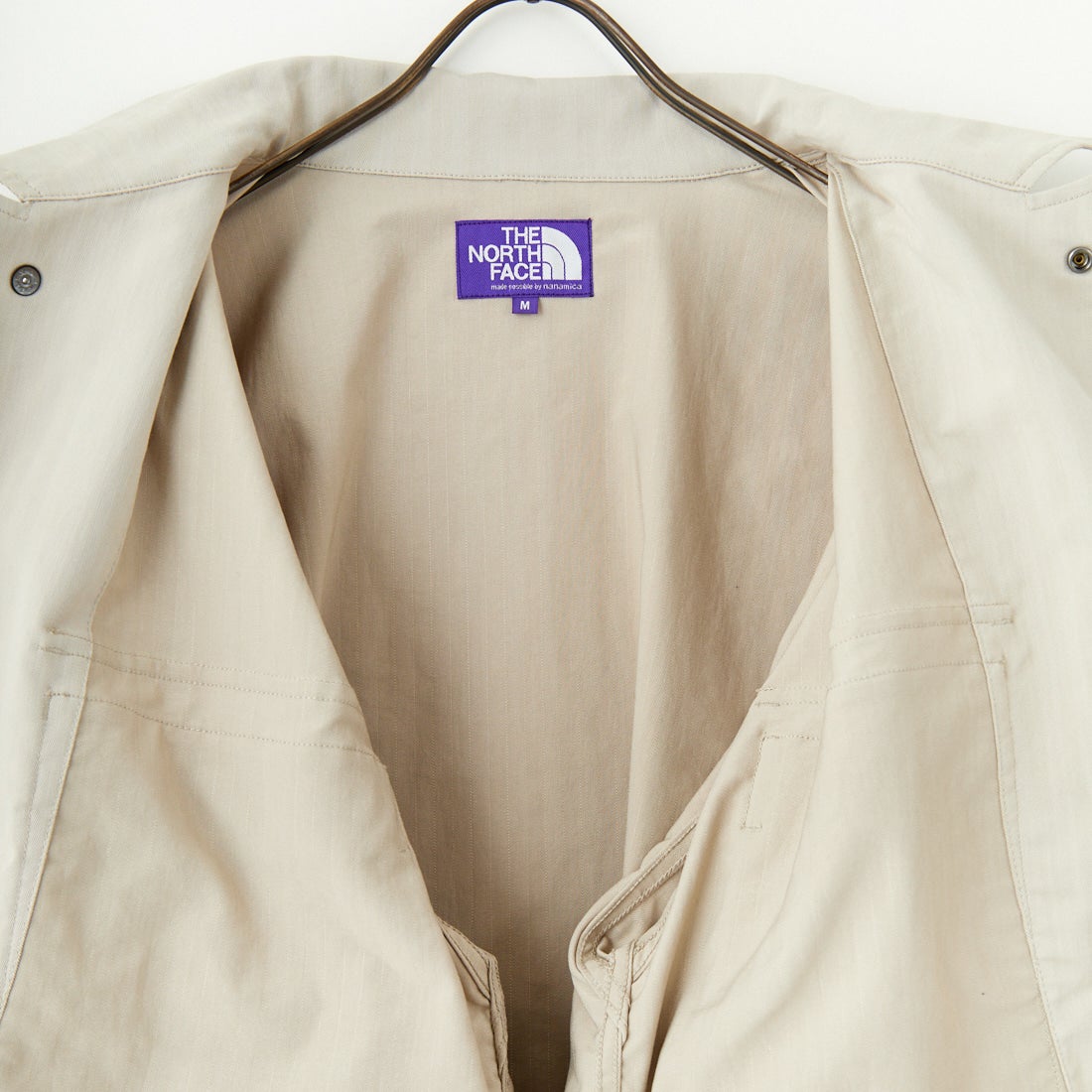 新品THE NORTH FACE Purple Labelヘリンボーンジャケット THE NORTH FACE PURPLE LABEL Herringbone Tweed Varsity Jacket Beige