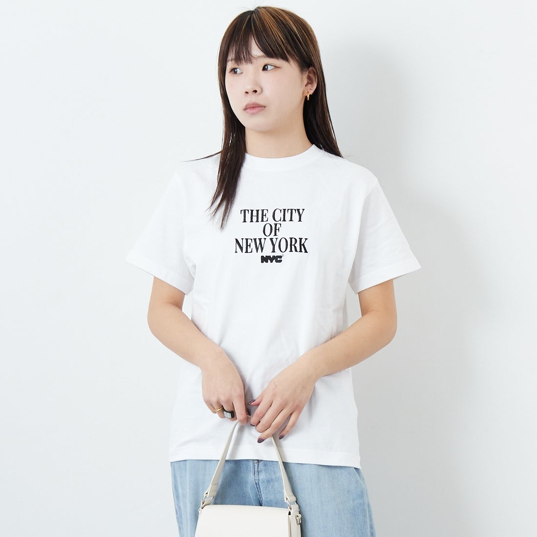 WHITE&&モデル身長：167cm 着用サイズ：F&&