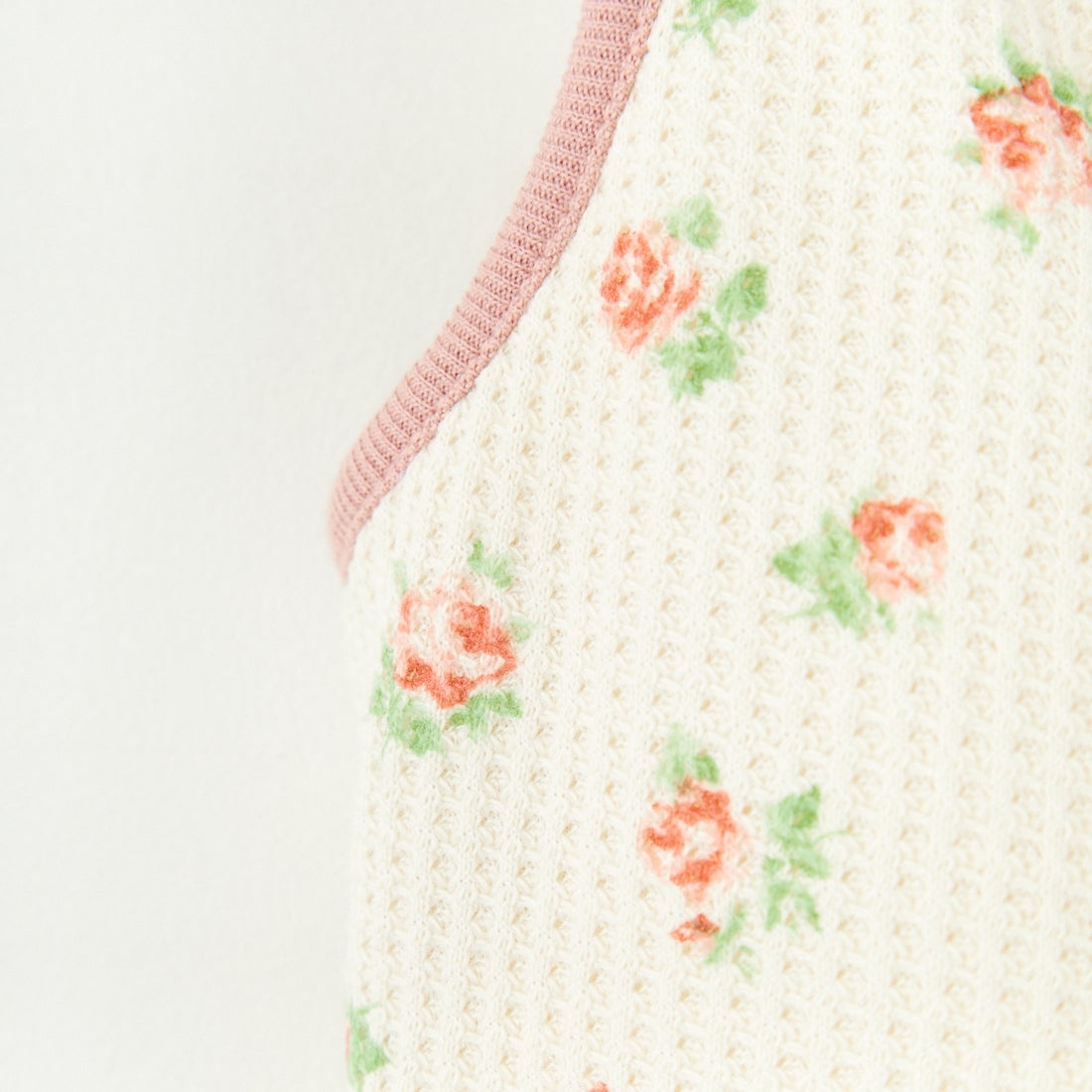 JE MORGAN [ジェイイーモーガン] 別注 TCワッフルカップ付きキャミソール [JF786-29S-JF] NAT/RED