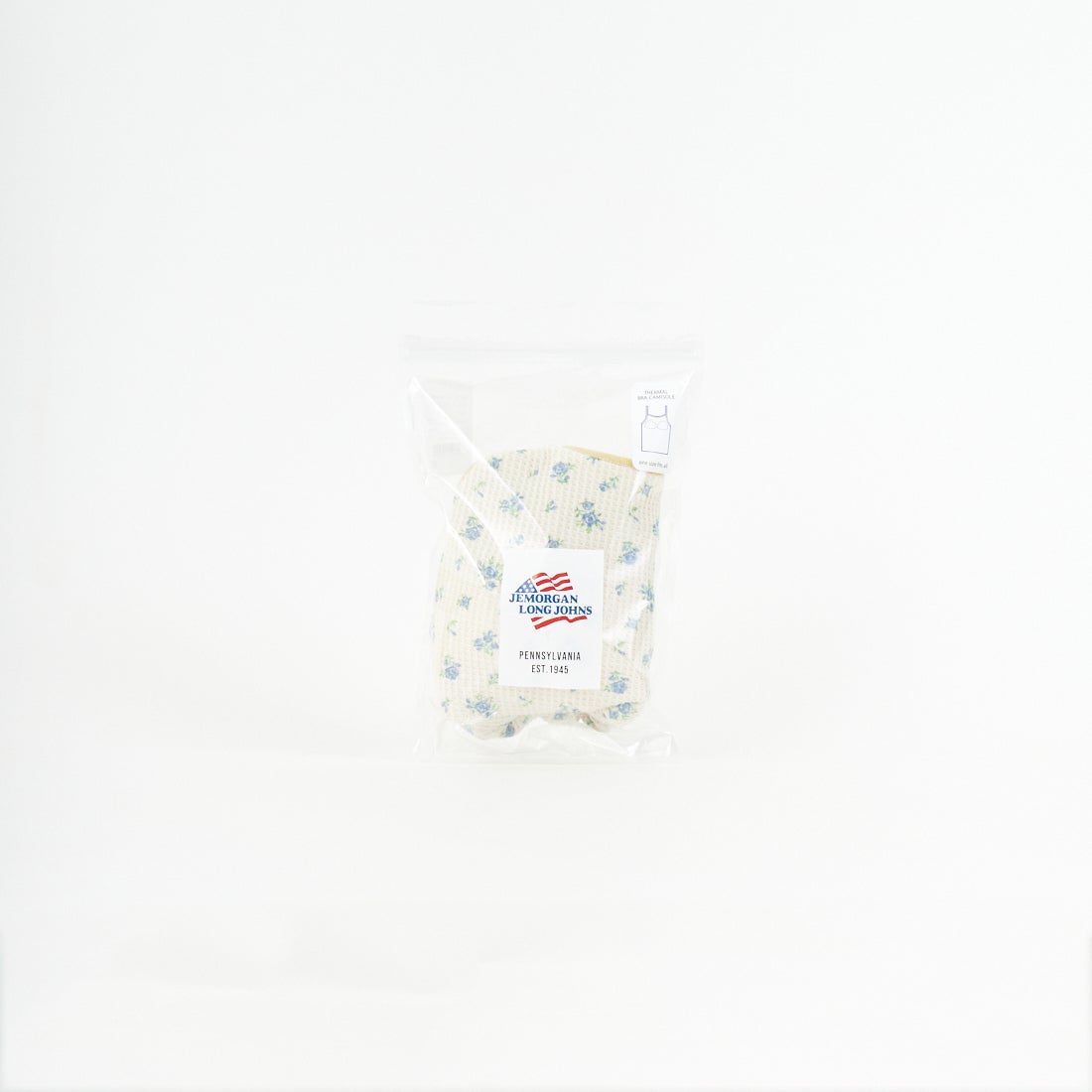 JE MORGAN [ジェイイーモーガン] 別注 TCワッフルカップ付きキャミソール [JF786-29S-JF] NAT/BLUE