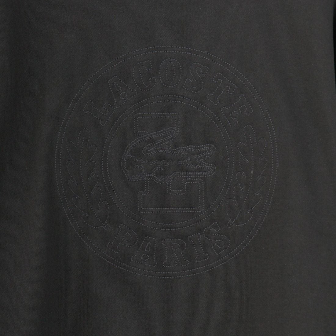 LACOSTE [ラコステ] ロゴ刺繍ショートスリーブスウェット [SH6418] 031 BLACK