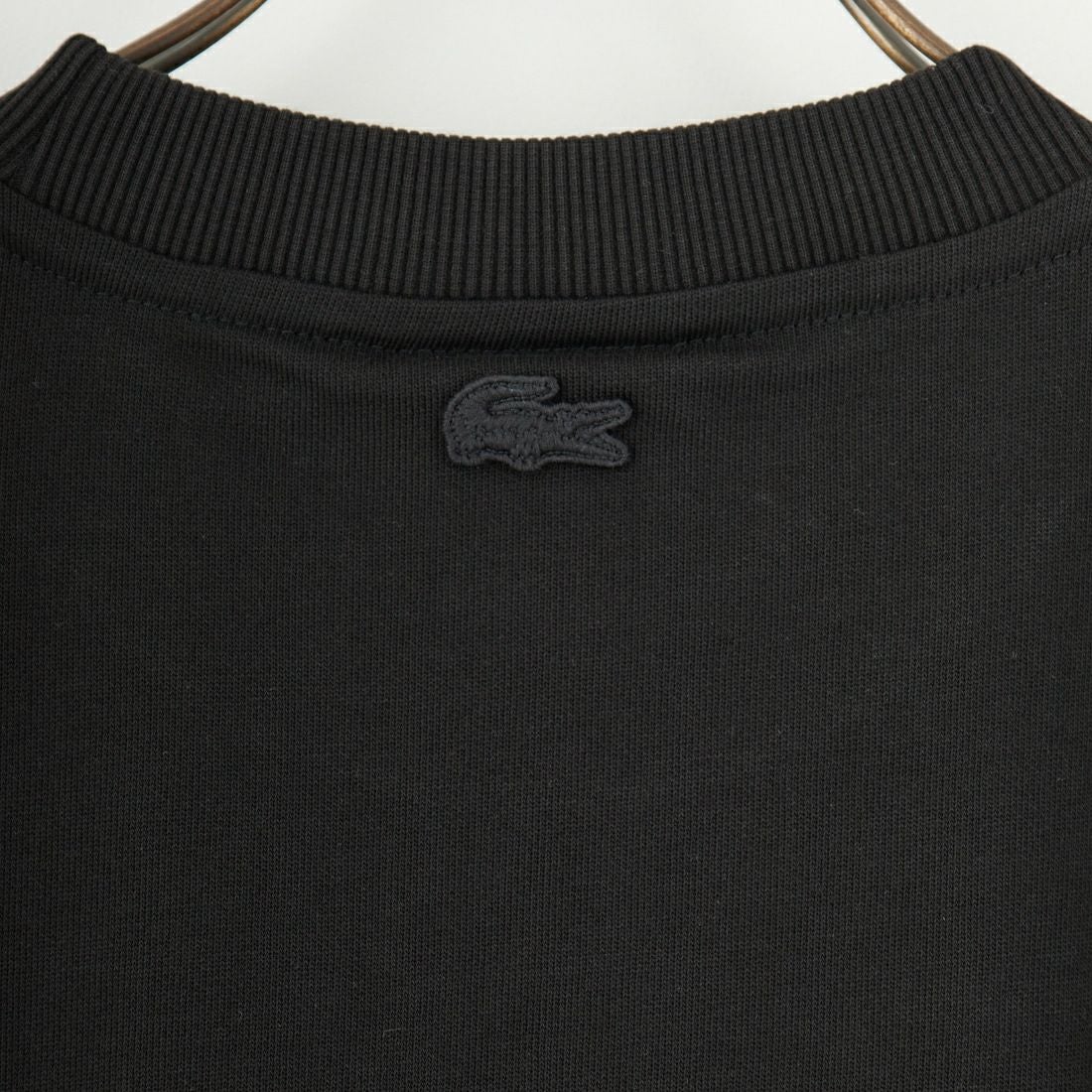 LACOSTE [ラコステ] ロゴ刺繍ショートスリーブスウェット [SH6418] 031 BLACK
