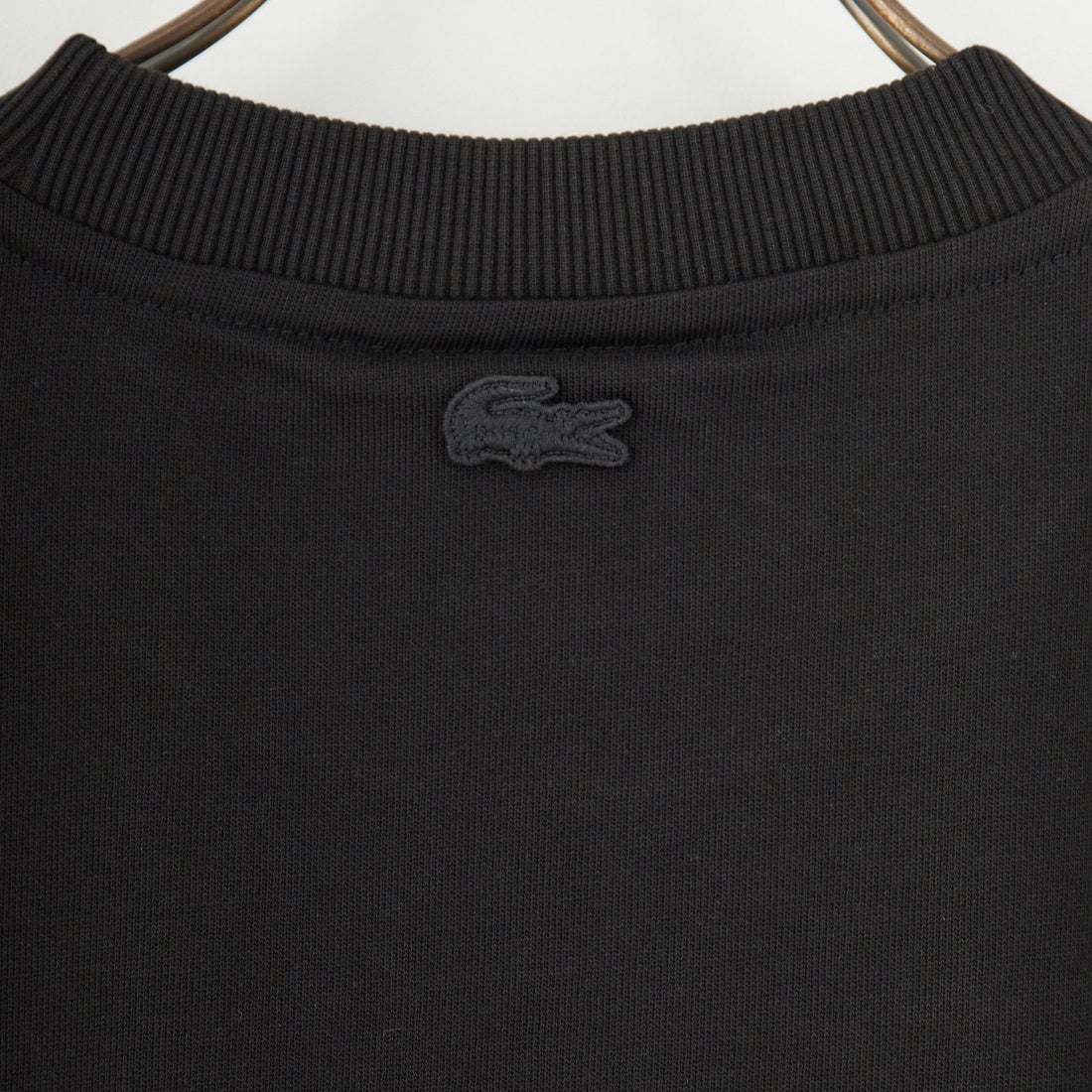 LACOSTE [ラコステ] ロゴ刺繍ショートスリーブスウェット [SH6418] 031 BLACK