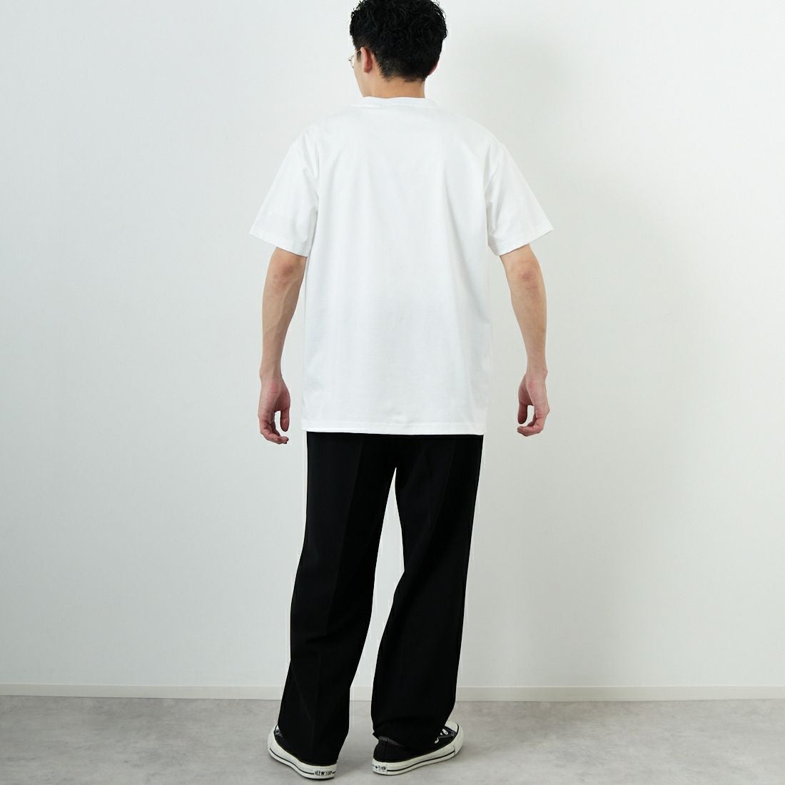 TATRAS [タトラス] RISTEN ショートスリーブTシャツ [MTKE25S8037-M] WHITE&&モデル身長：168cm 着用サイズ：2&&