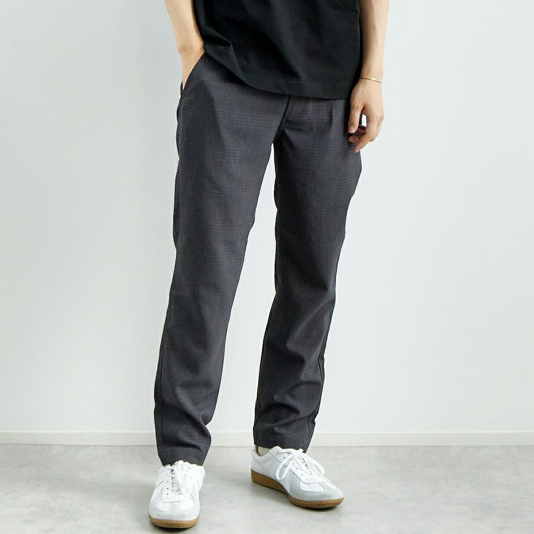 CHK BLK	&&モデル身長：179cm 着用サイズ：L&&