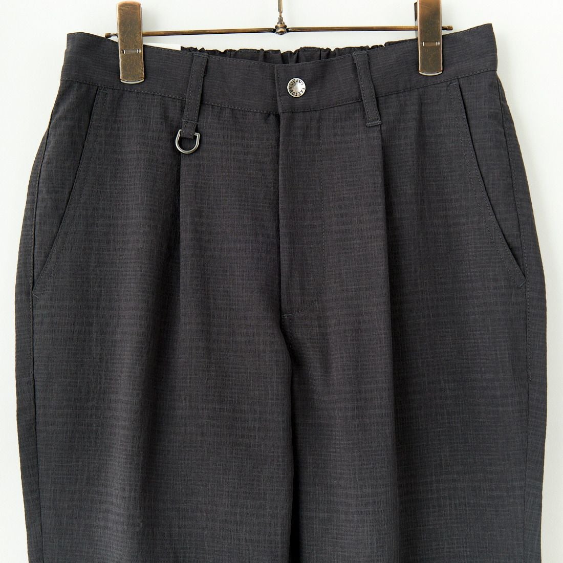 Jeans Factory Clothes [ジーンズファクトリークローズ] EVALETリランチャ1Pイージートラウザー [JFC-252-004] CHK BLK