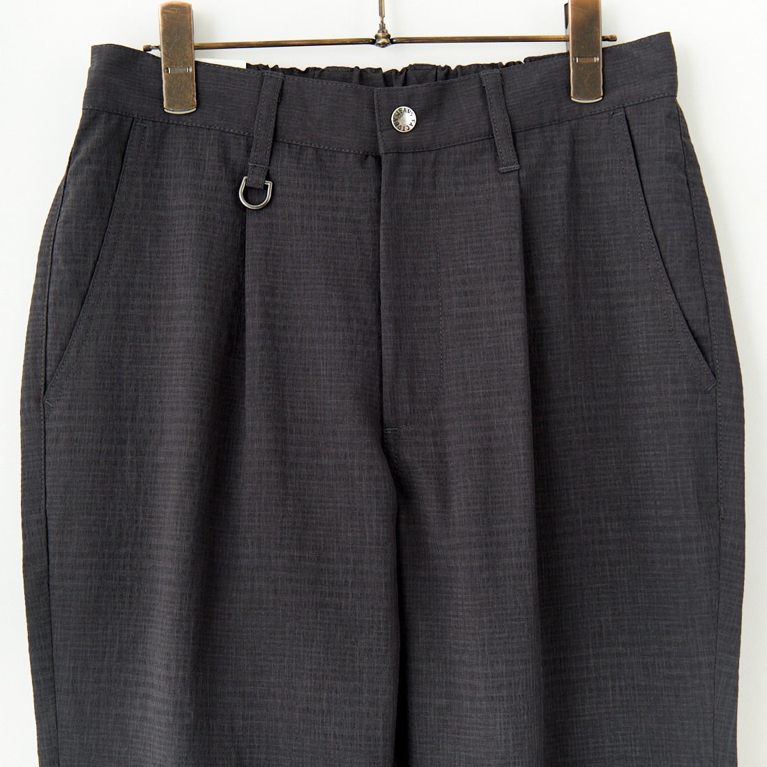 Jeans Factory Clothes [ジーンズファクトリークローズ] EVALETリランチャ1Pイージートラウザー [JFC-252-004] CHK BLK