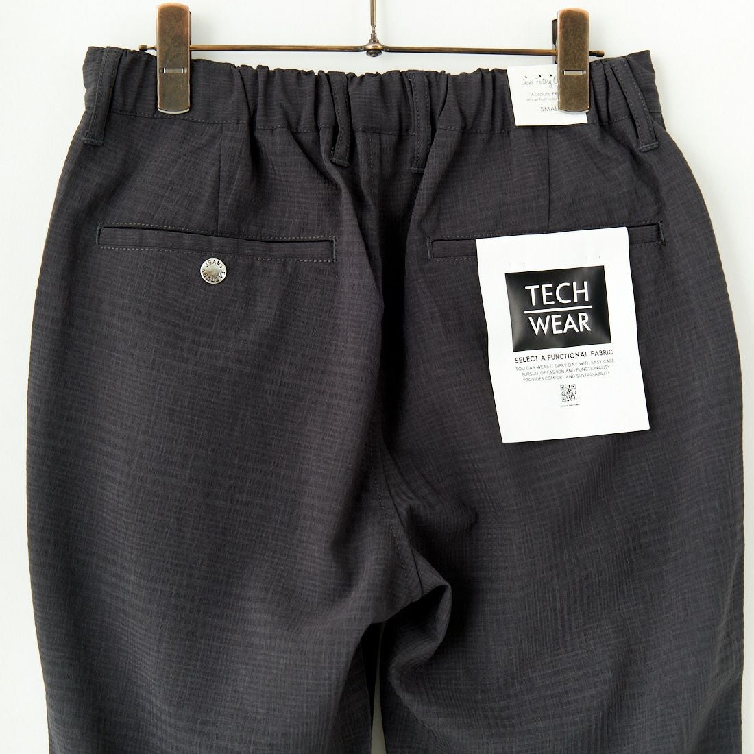 Jeans Factory Clothes [ジーンズファクトリークローズ] EVALETリランチャ1Pイージートラウザー [JFC-252-004] CHK BLK