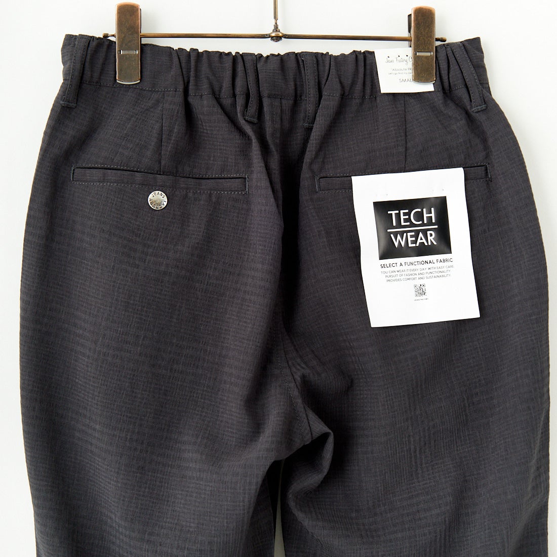 Jeans Factory Clothes [ジーンズファクトリークローズ] EVALETリランチャ1Pイージートラウザー [JFC-252-004] CHK BLK