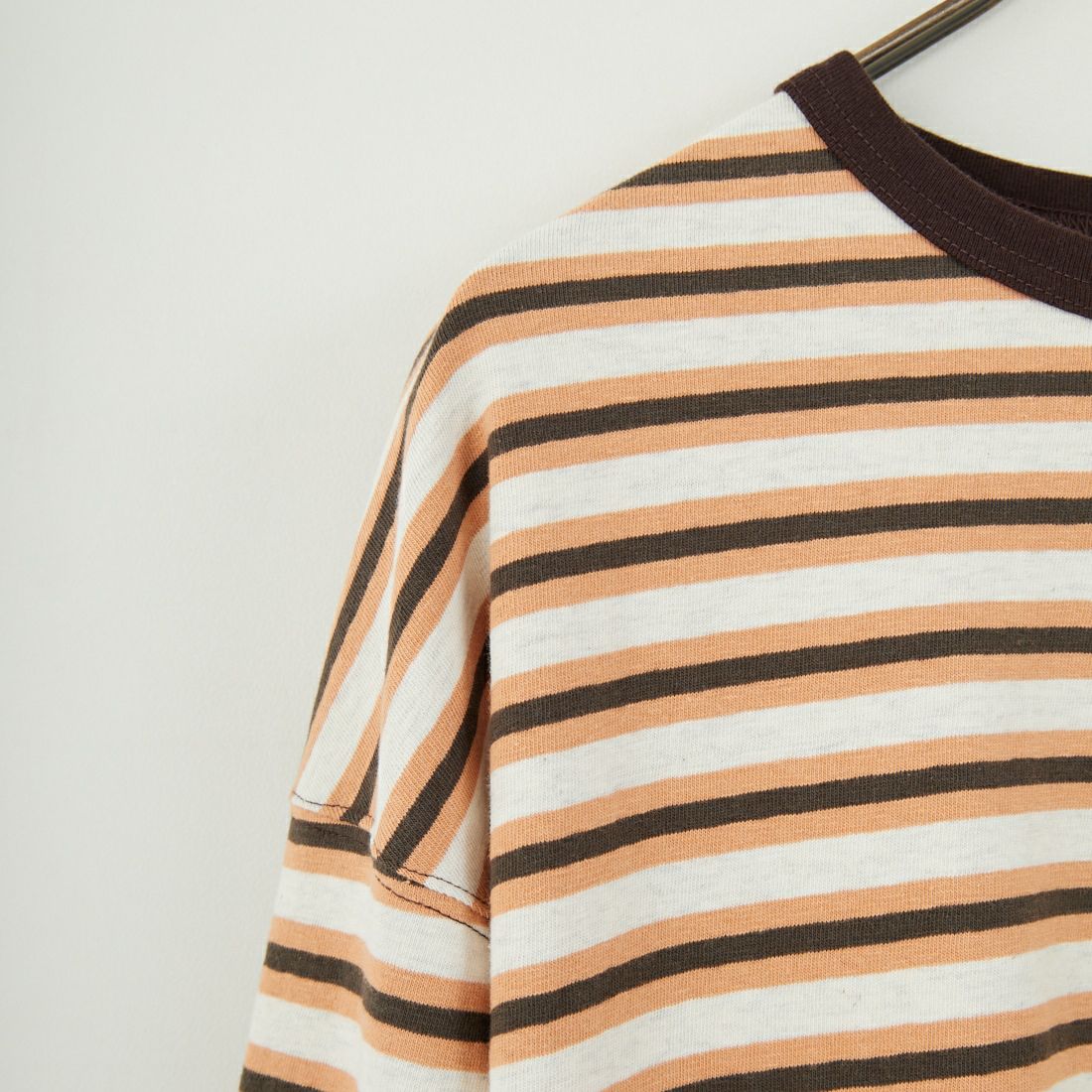 Name. [ネーム] ボーダーロングスリーブTシャツ [NMCU-044] BRN/ORANGE