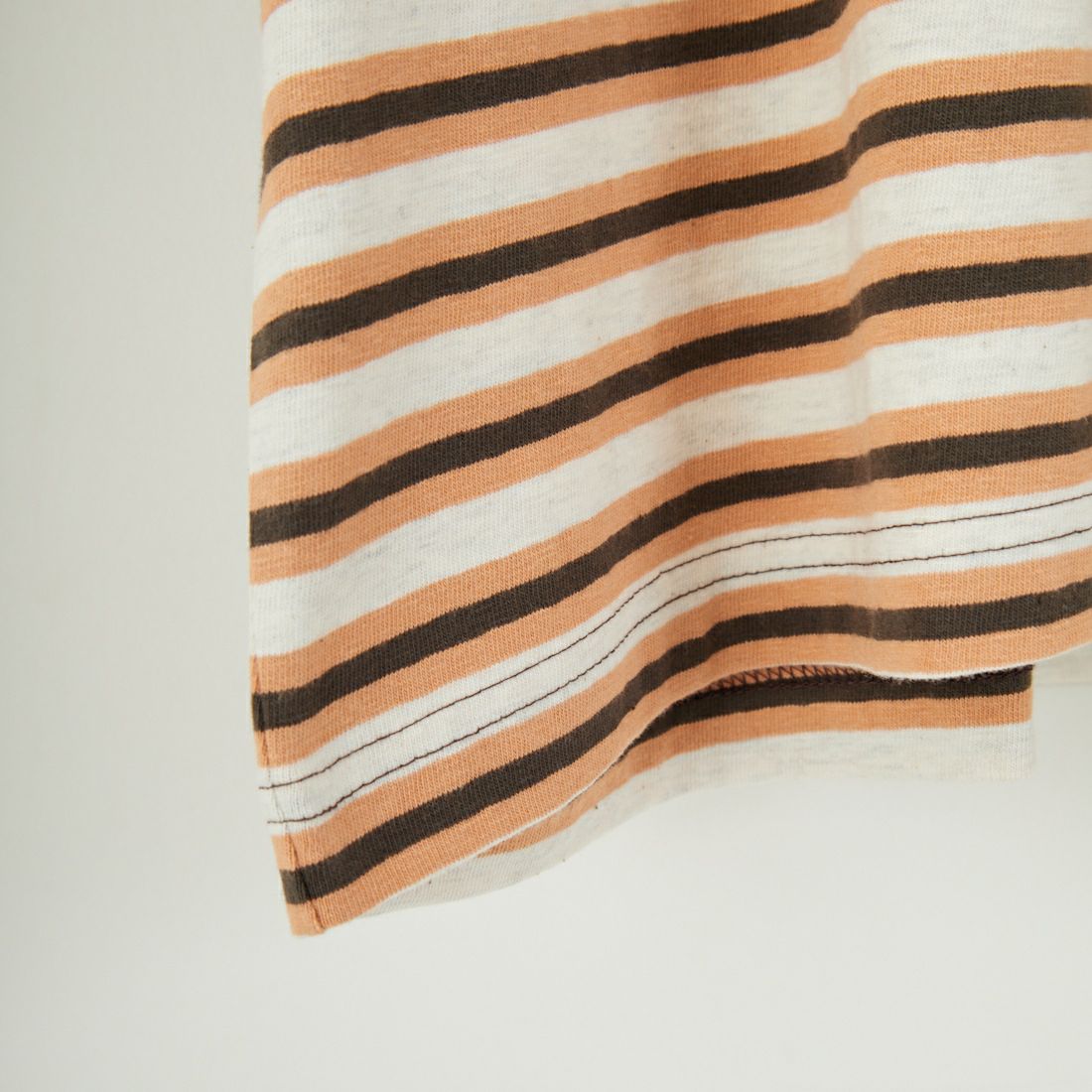 Name. [ネーム] ボーダーロングスリーブTシャツ [NMCU-044] BRN/ORANGE