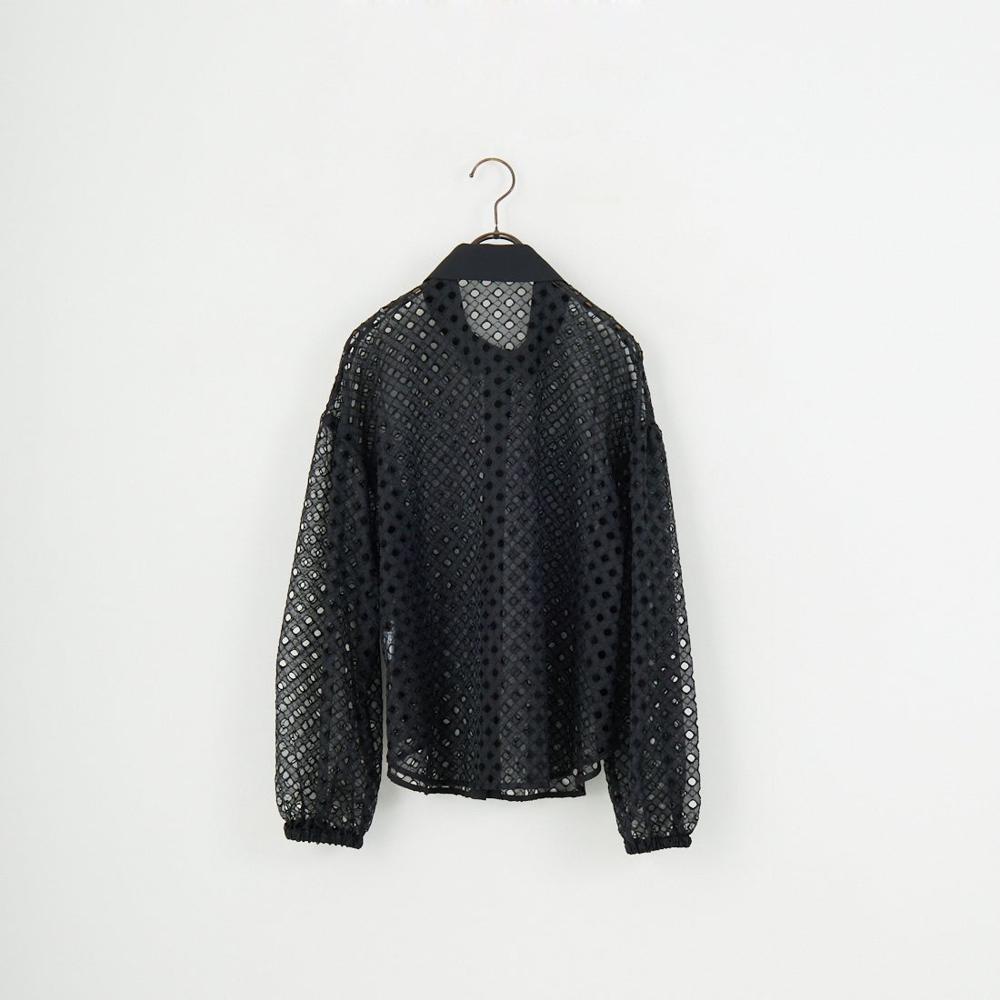 STELLA CIFFON [ステラシフォン] ジオメトリーレース刺繍シャツ [ST1