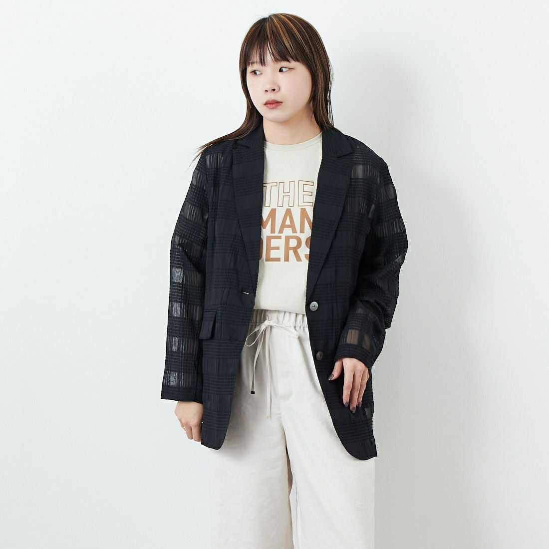 CLOCHE [クロシェ] シアーチェックジャケット [51085033]｜ジーンズ