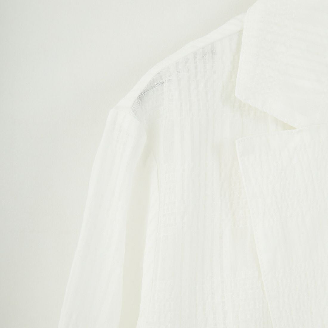 CLOCHE [クロシェ] シアーチェックジャケット [51085033] ｵﾌ