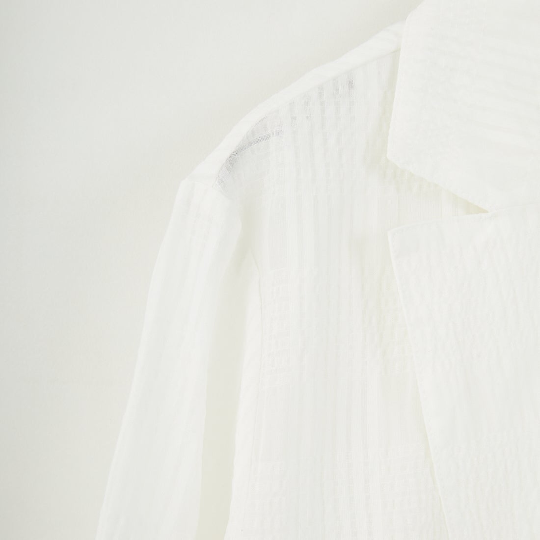 CLOCHE [クロシェ] シアーチェックジャケット [51085033] ｵﾌ