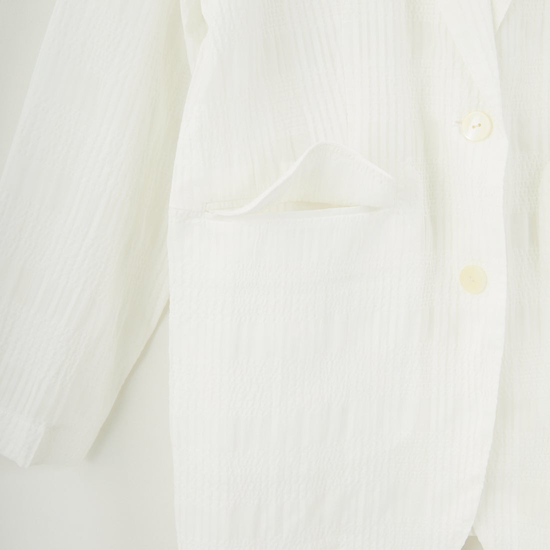 CLOCHE [クロシェ] シアーチェックジャケット [51085033] ｵﾌ