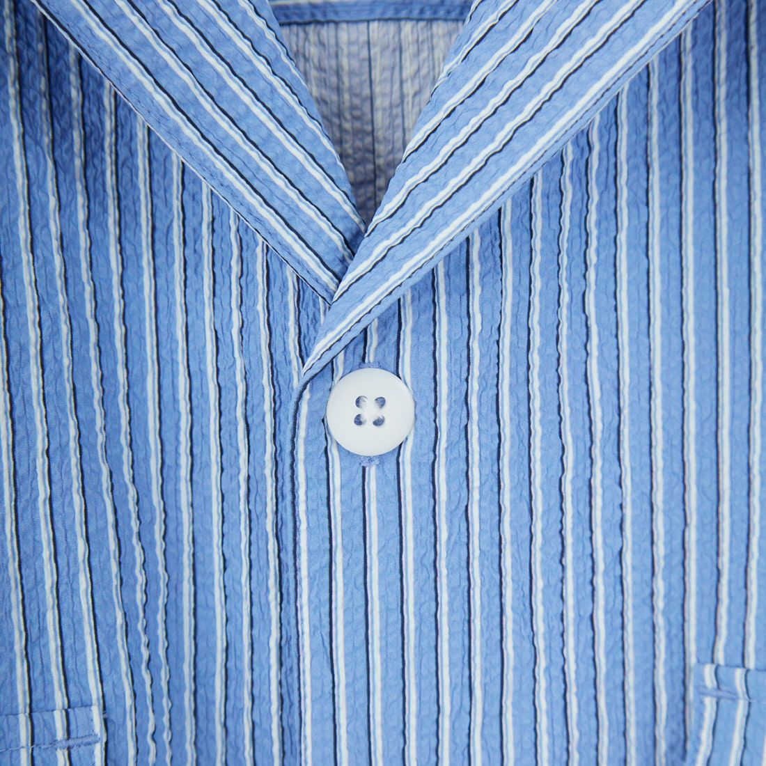 THOUSAND MILE [サウザンド マイル] ショートスリーブシャツ ストライプ [TM251ST00091] BLUE ST