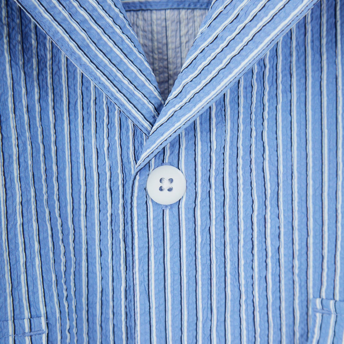 THOUSAND MILE [サウザンド マイル] ショートスリーブシャツ ストライプ [TM251ST00091] BLUE ST