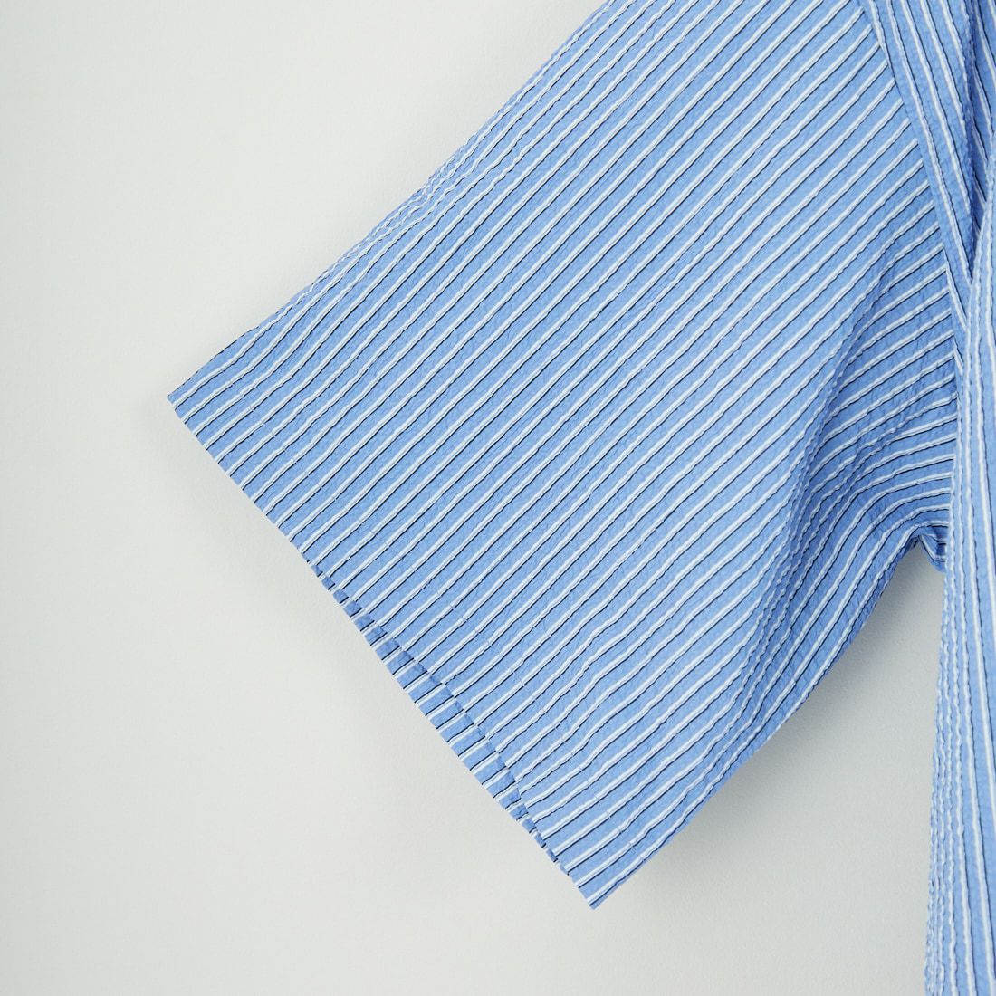 THOUSAND MILE [サウザンド マイル] ショートスリーブシャツ ストライプ [TM251ST00091] BLUE ST