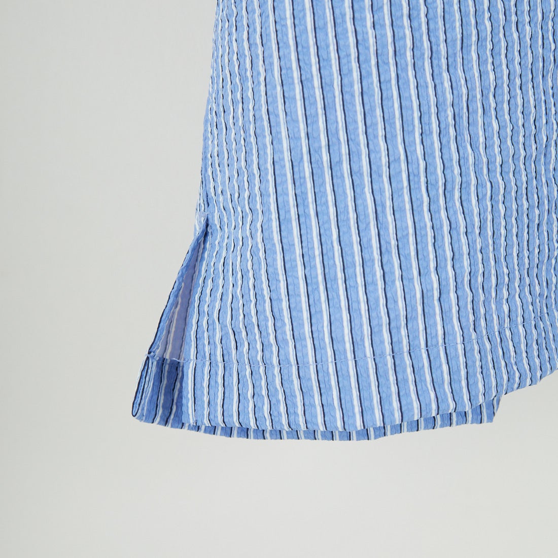 THOUSAND MILE [サウザンド マイル] ショートスリーブシャツ ストライプ [TM251ST00091] BLUE ST