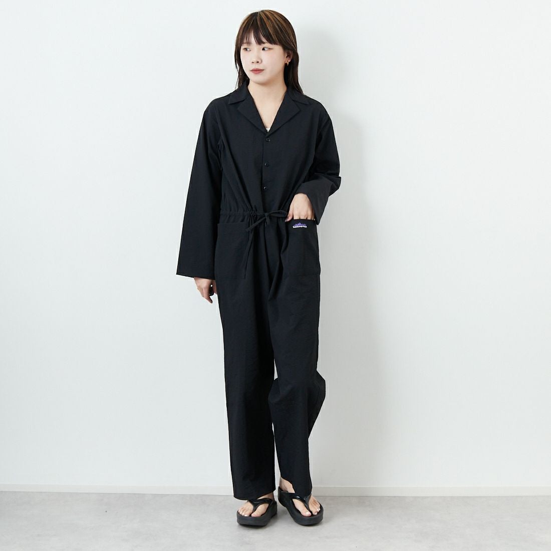 BLACK&&モデル身長：167cm 着用サイズ：F&&