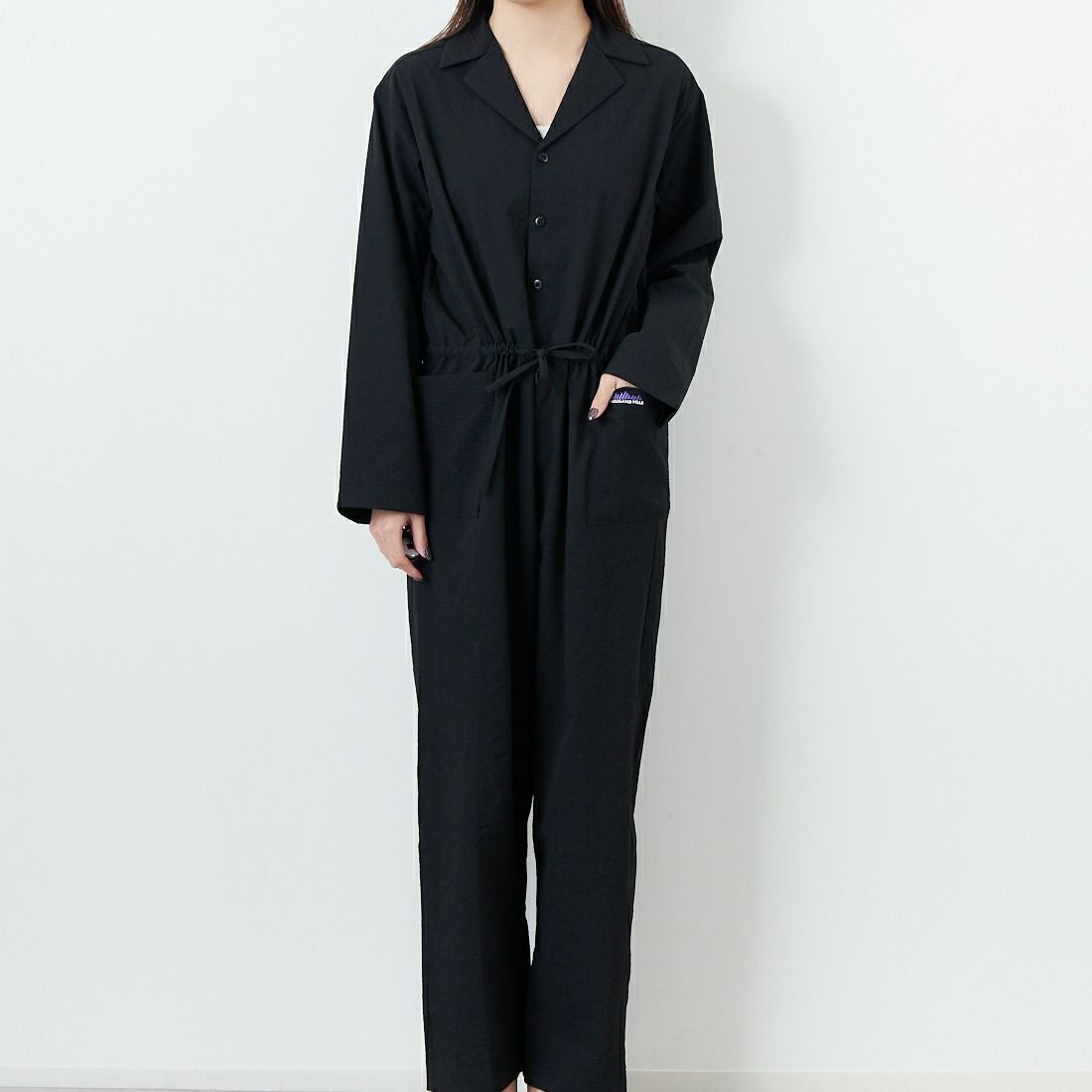 THOUSAND MILE [サウザンド マイル] オールインワン [TM251SS00152] BLACK &&モデル身長：167cm 着用サイズ：F&&