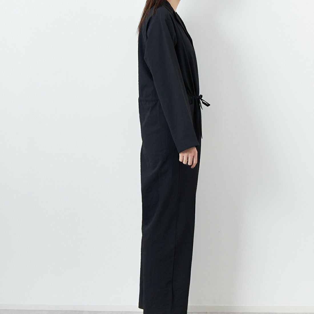 THOUSAND MILE [サウザンド マイル] オールインワン [TM251SS00152] BLACK &&モデル身長：167cm 着用サイズ：F&&