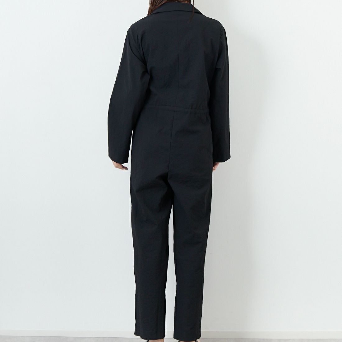 THOUSAND MILE [サウザンド マイル] オールインワン [TM251SS00152] BLACK &&モデル身長：167cm 着用サイズ：F&&