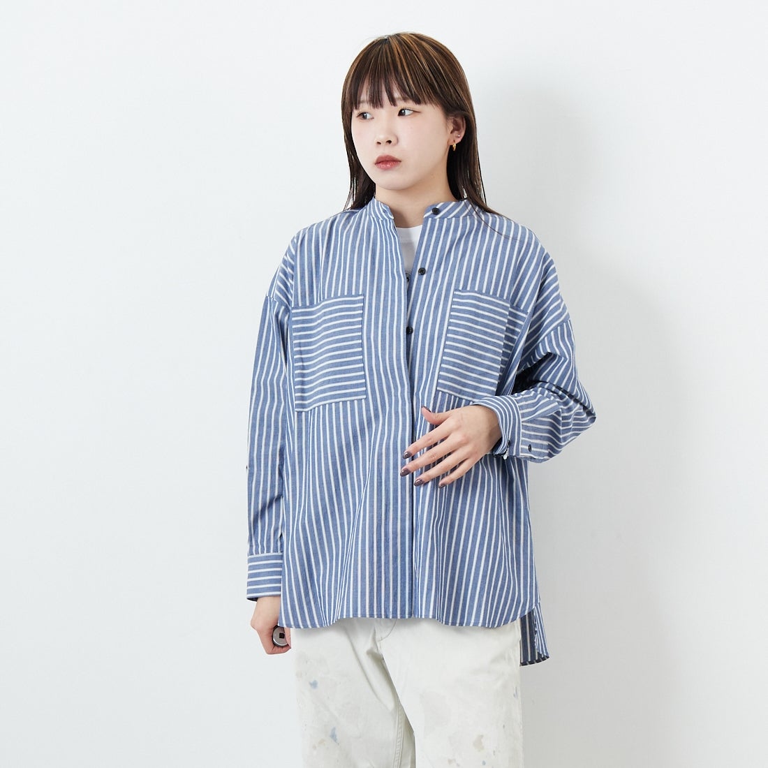 BLUE&&モデル身長：167cm 着用サイズ：36&&