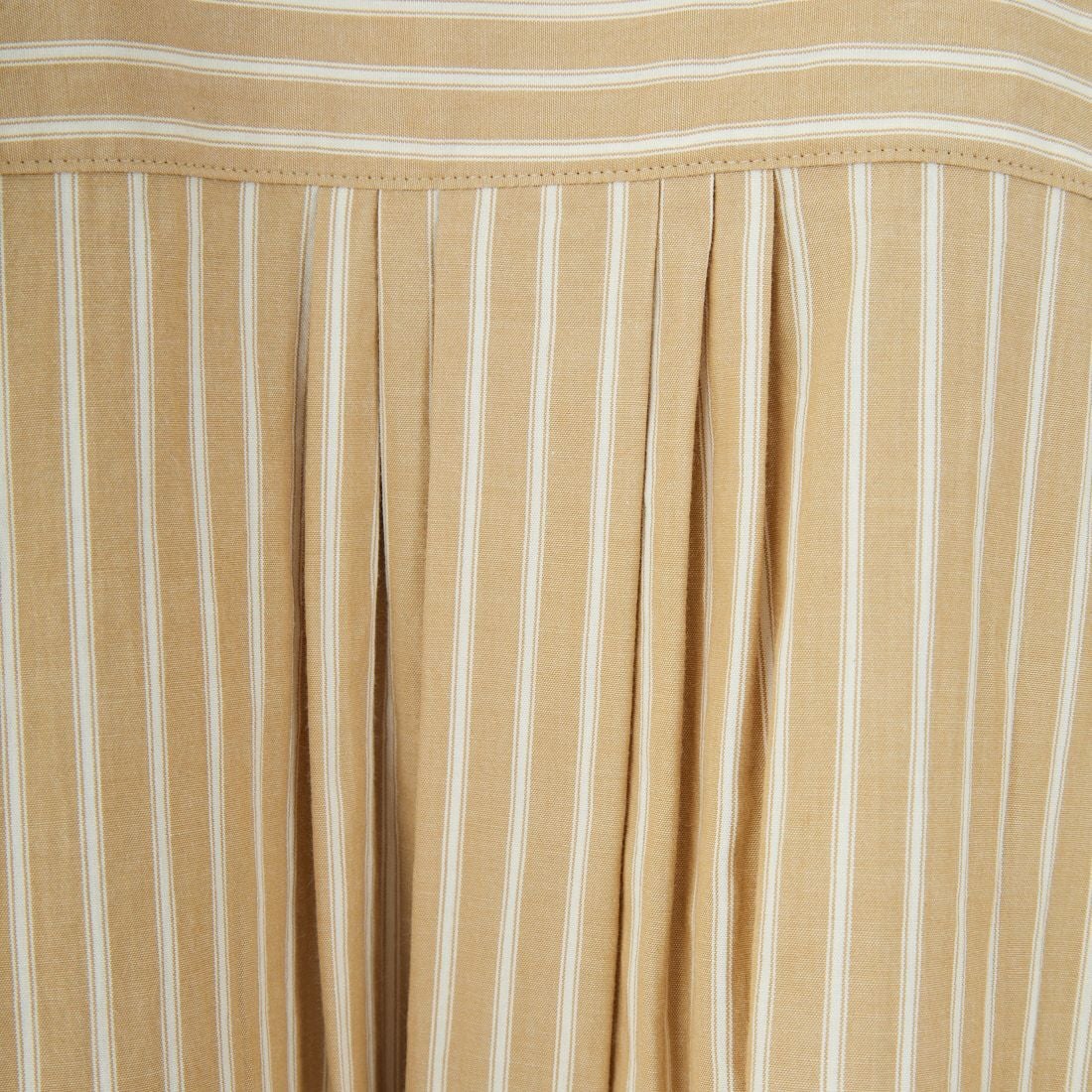 marmors [マルモア] バンドカラー ストライプブラウス [0225101029] BEIGE