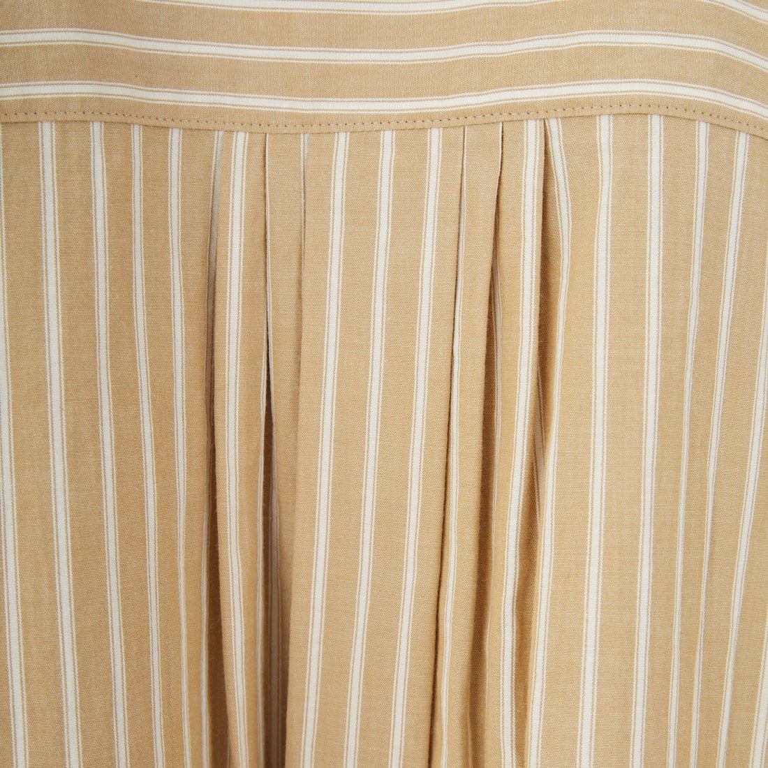 marmors [マルモア] バンドカラー ストライプブラウス [0225101029] BEIGE