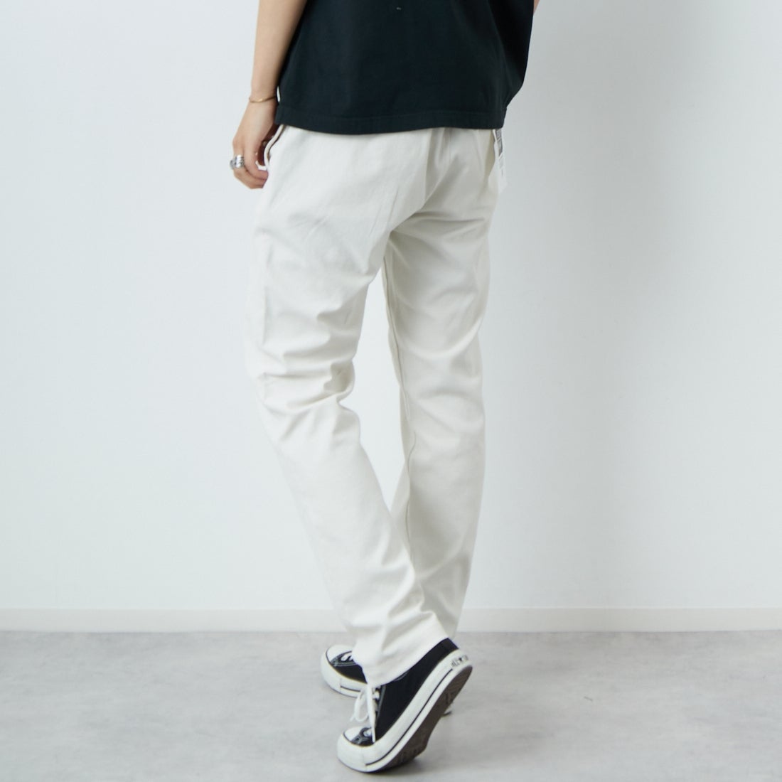 Jeans Factory Clothes [ジーンズファクトリークローズ] シェリタリングドライオックス1Pイージートラウザー [JFC-252-002] 68 OFF &&モデル身長：179cm 着用サイズ：XL&&